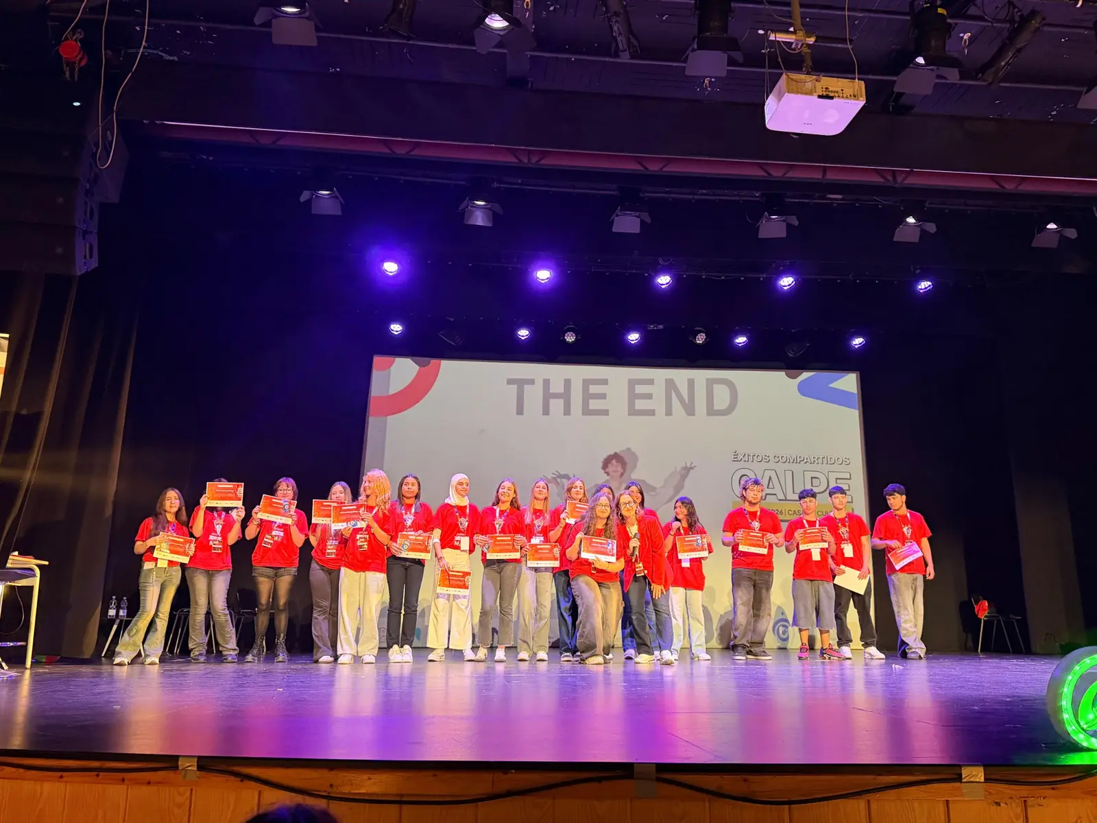 Jóvenes en el evento de La EJE