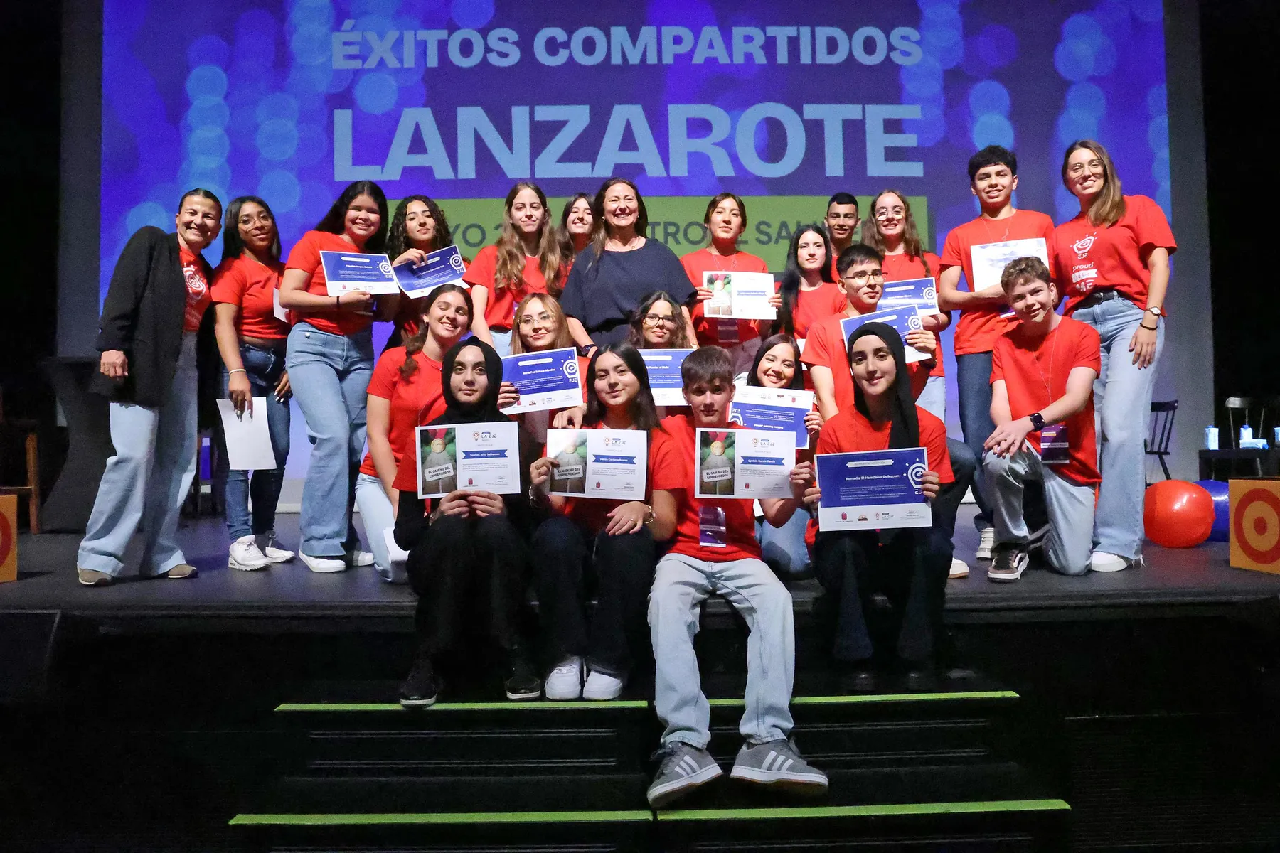 Evento Éxitos Compartidos de La EJE en el Teatro El Salinero, Lanzarote